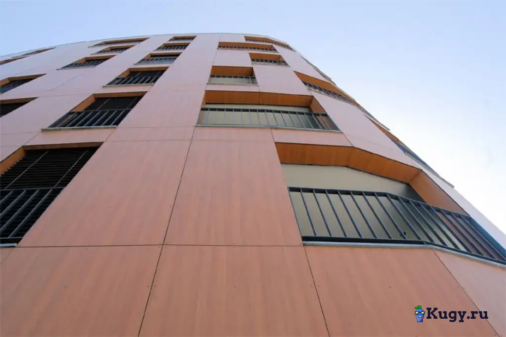 HPL панели современные решения для навесных вентилируемых фасадов , наружная отделка фасадов архитектурным декоративным слоистым пластиком компакт КМ1